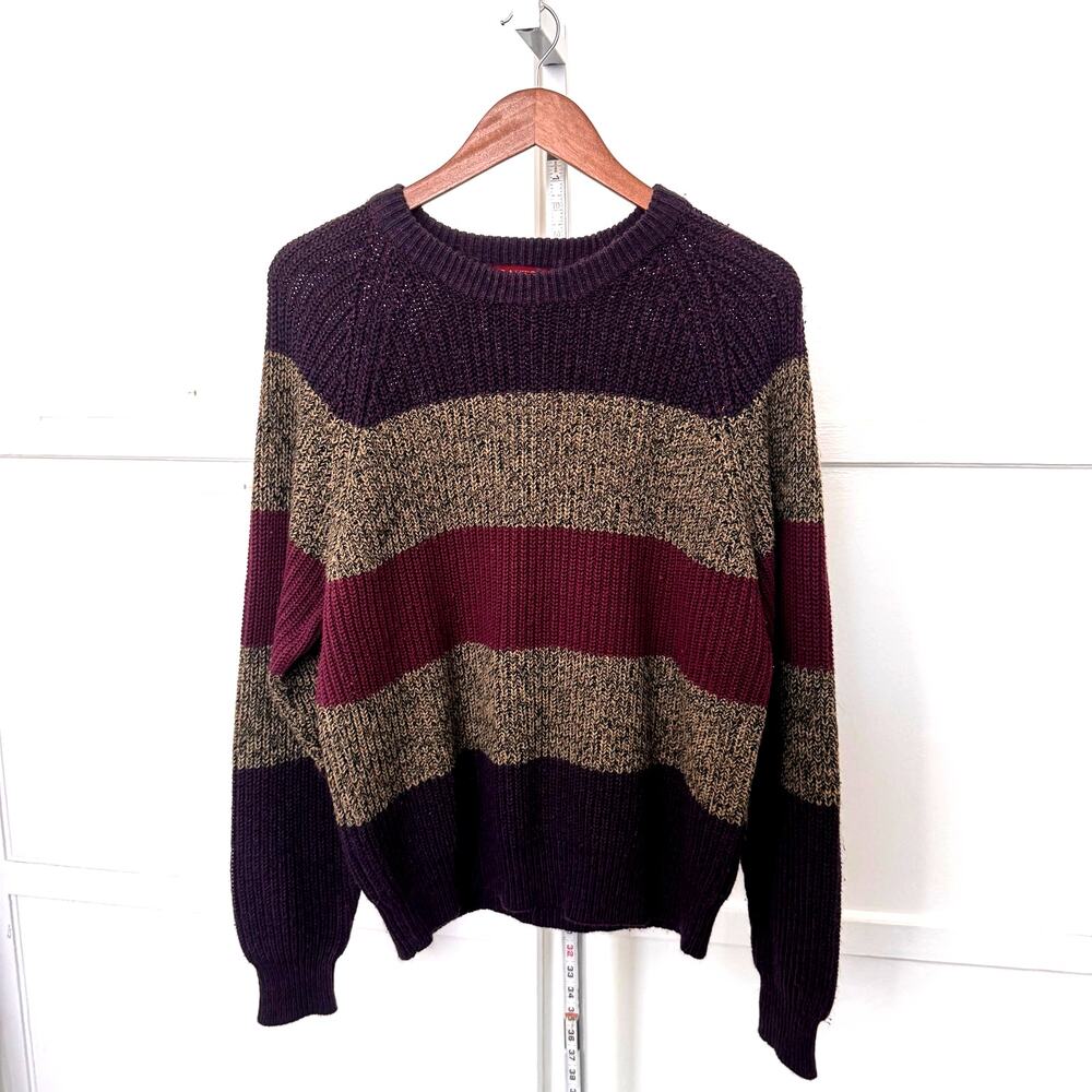 Vintage Oakton Limited Sweater Burgundy Sz M